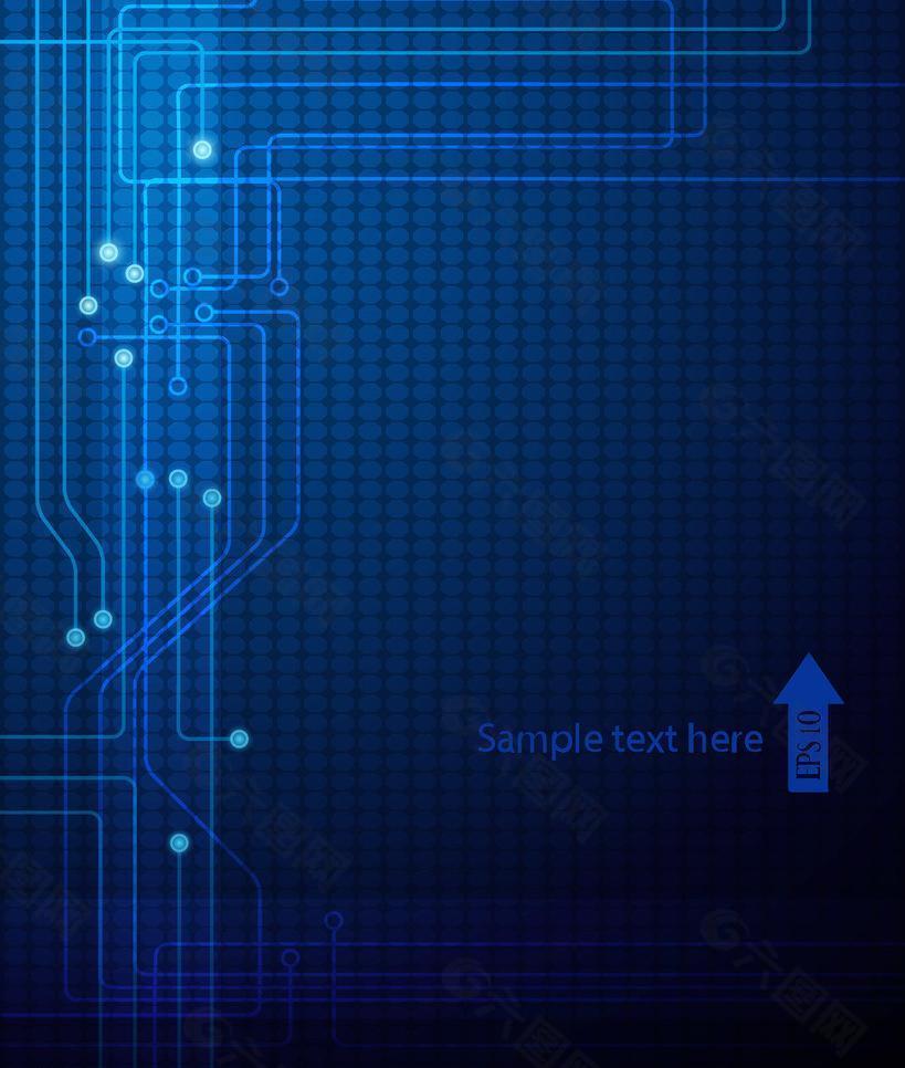 通信产品与科技背景图片的融合之美